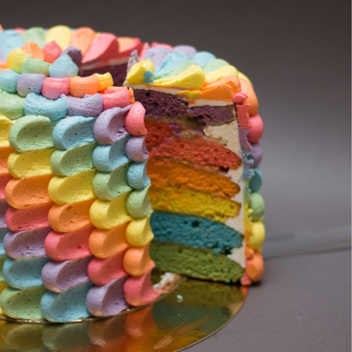 Gâteau arc-en-ciel Gâteau d'anniversaire Anniversaire de fille