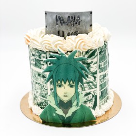 gâteau anniversaire enfant naruto animé manga guren ninja konoha shippuden boruto