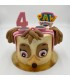 gâteau anniversaire enfant thème pat patrouille paw patrol stella chien