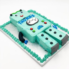 gâteau robot anniversaire garçon enfant fête