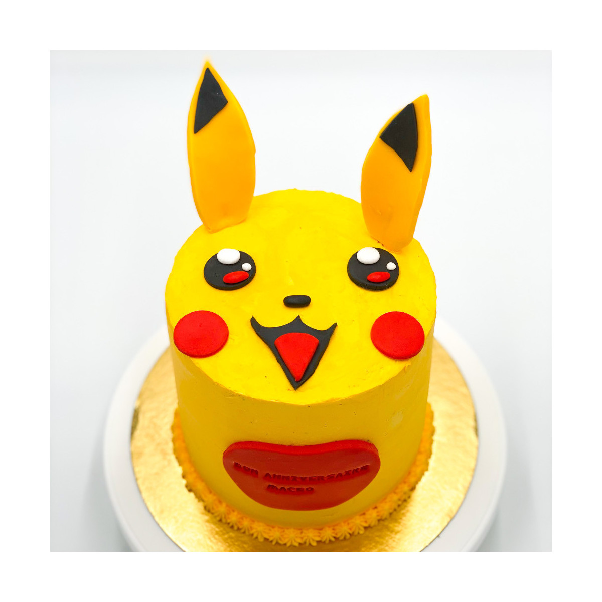 Gâteau Pokémon, gâteau d'anniversaire Pokemon Pikachu, gâteau en pâte à  sucre Pokemon - Super Gâteaux