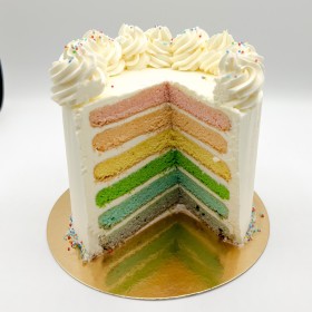 Gâteau White Rainbow