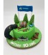 gâteau anniversaire thème fortnite jeu vidéo enfant ado adolescent garçon console ordinateur