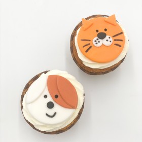 cupcakes thème animaux chien et chat domestique anniversaire fête enfant