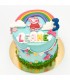 gâteau peppa pig thème anniversaire enfant petite fille