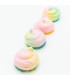 crottes de licorne meringue multicolore arc en ciel rainbow buffet sucré